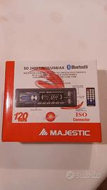 AUTORADIO MAJESTIC  con USB  e  Bluetooth  120W