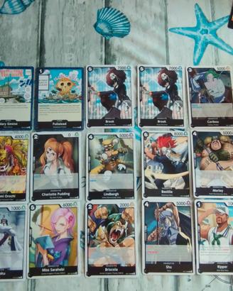 One Piece deck 15 Cards  Eng 