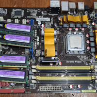 Scheda madre asus p5qd turbo ram corsair + intel