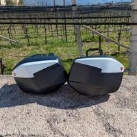 Borse laterali rigide Multistrada 950 White Silk