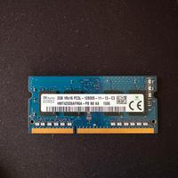 Ram PC3L 12800 2GB DDR3L 1600 per portatile