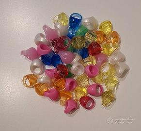 N. 10 pezzi Anello circolare in plastica