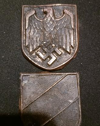 coppia di scudetti coloniali tedeschi ww2 