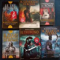 lotto 6 libri romanzi antica roma di roberto fabbr