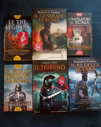 lotto 6 libri romanzi antica roma di roberto fabbr