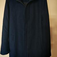 cappotto uomo blu