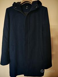 cappotto uomo blu