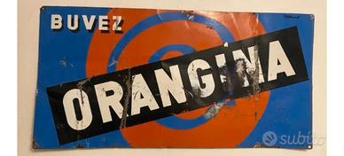 Insegna Smaltata Orangina 
