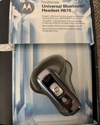 Auricolare motorola headset h670 bluetooth