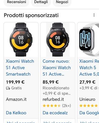 Smartwatch Xiaomi S1 active