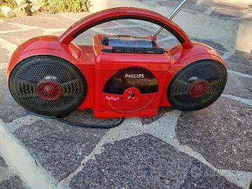  radio lettore di cassette philips roller 2
