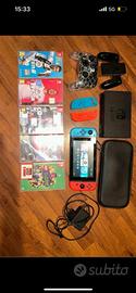 Nintendo switch+accessori e giochi