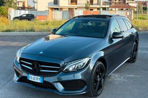 MERCEDES C 220d 4MATK TETTO PANORAMA
