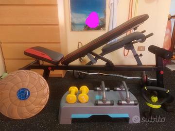 panca palestra  bench 500 piu accessori