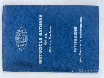 Libretto istruzioni gilera  Saturno epoca