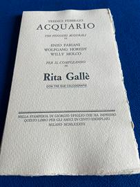 Calcografie di Rita Galle’