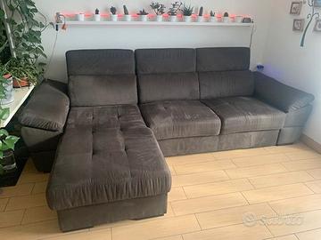 Divano letto con chaise longue