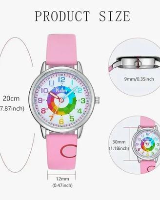 Orologio CIVO Bambini Arcobaleno Rosa