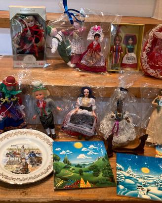 BAMBOLINE SOUVENIR VINTAGE DA COLLEZIONE