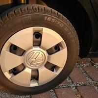 kit cerchi originali gomme vw up+bulloni antifurto