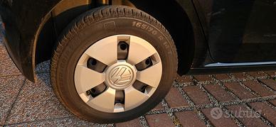 kit cerchi originali gomme vw up+bulloni antifurto