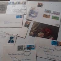 Collezione francobolli inglesi cartolina