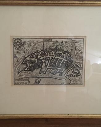 Stampa antica di Rimini