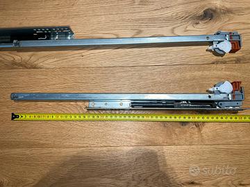 Guide metalliche per cassetti 50 cm
