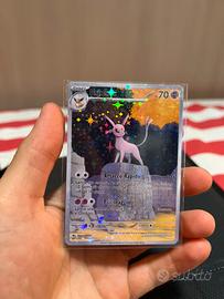 Carta Fan Art di Espeon Holo set Neo Discovery