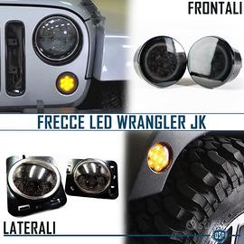 Kit 4 FRECCE LED Per Jeep WRANGLER JK Lente Nera