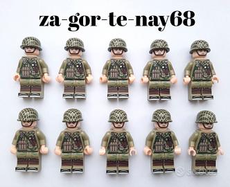 Soldati americani ww2 con fucile compatibili Lego 