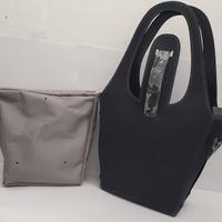 borsa BChris di fattura in gomma grigia 