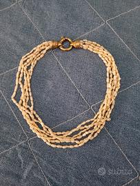 collana in perle di fiume 