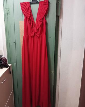 vestito donna cerimonia rosso