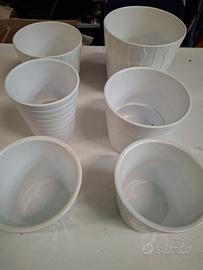 Set 6 vasi in ceramica nuovi