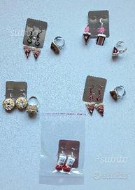 Orecchini+Anello in Fimo a scelta