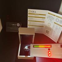 Anello Moissanite (VVS cut & D color) & S925