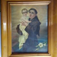 Antico quadro liberty epoca an 30 di stampa sacra