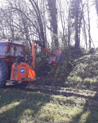 Trinciatura con braccio decespugliatore Cuneo