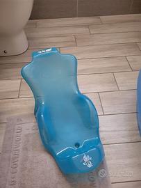 Vaschetta neonato più orsetto per bagnetto