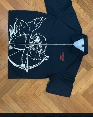 Camicia con Zip MANFINITY "Emotional Angel" Nera