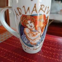 Tazza segno zodiacale acquario