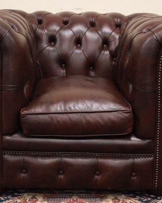 POLTRONA ORIGINALE CHESTERFIELD CLUB IN PELLE
