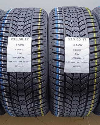 4 GOMME 215 50 17 SAVA INV RIF4606