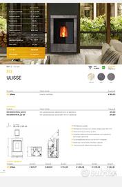 Stufa pellet inserto Nobis 