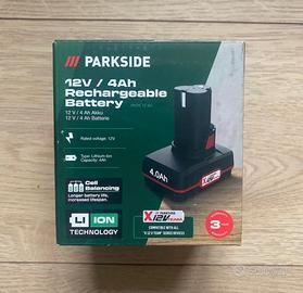Batteria 4ah 12v Parkside NUOVA
