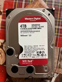 WD Red 4TB WD40EFAX – 15.600 ore – SMART OK