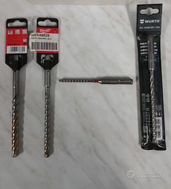 Punte SDS-Plus 4 taglienti HILTI-WURTH-MILWAUKEE