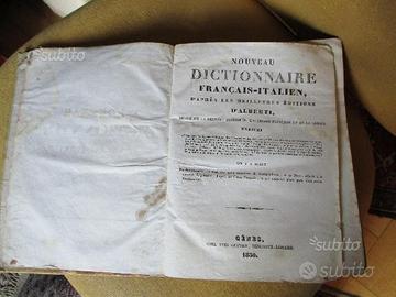 D'Alberti antico dizionario ita - fran 1830