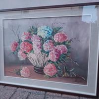 Dipinto vintage Hortensi 